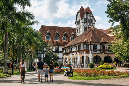 Atrativo turístico de Blumenau, em Santa Catarina, durante o primeiro semestre de 2026